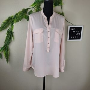 Ivanka Trump Roll Up Sleeve Blouse